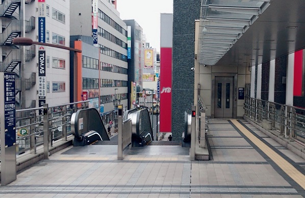 JR八王子駅から京王八王子駅までの道