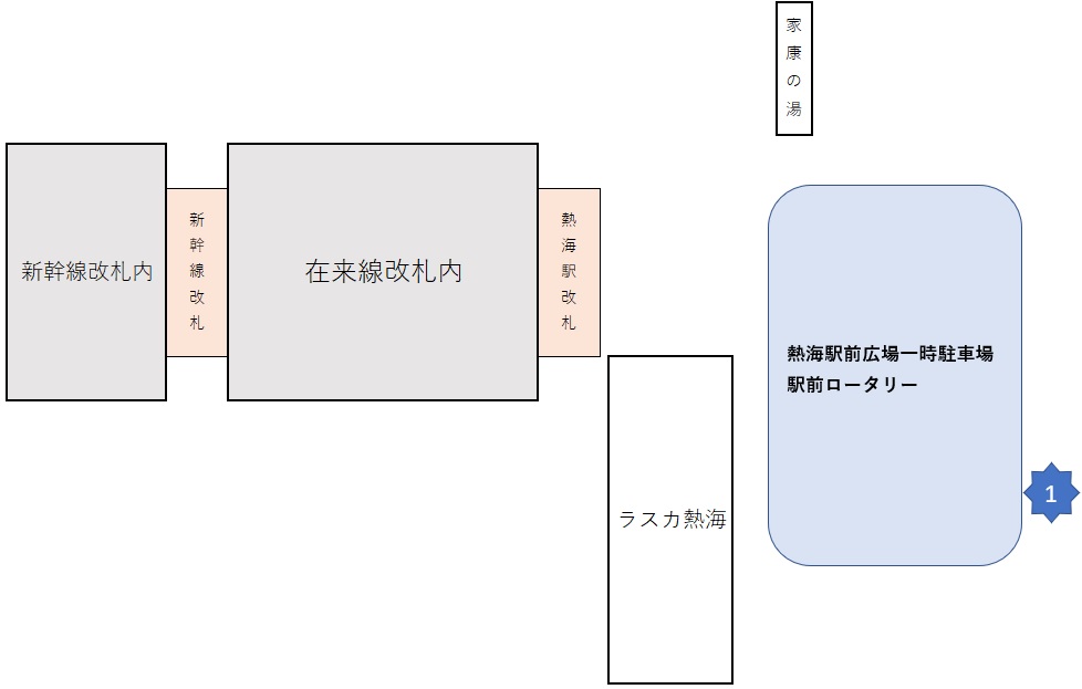 熱海駅前