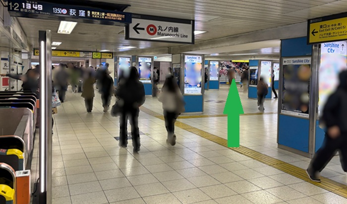 池袋駅の中央通路
