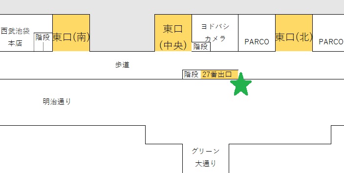 池袋駅東口のタクシー乗り場