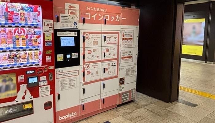 西武線池袋駅近くのコインロッカー